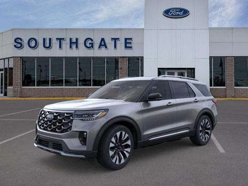 Carbonized Gray Metallic 2026 Ford Explorer Platinum