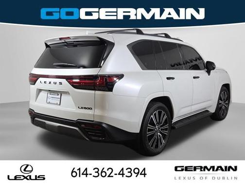 White Pearl 2025 Lexus LX 600 Luxury