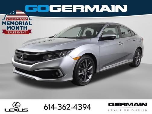 Lunar Silver Metallic 2020 Honda Civic EX-L
