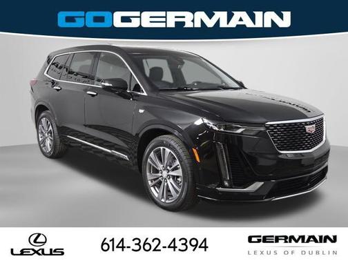 Stellar Black Metallic 2025 Cadillac XT6 Premium Luxury FWD