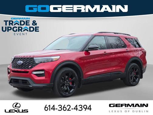 Rapid Red Metallic Tinted Clearcoat 2023 Ford Explorer ST