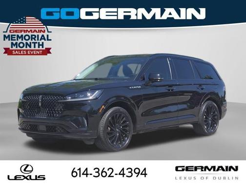 Infinite Black Metallic Clearcoat 2025 Lincoln Aviator Reserve AWD