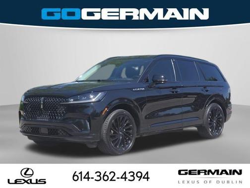 Infinite Black Metallic Clearcoat 2025 Lincoln Aviator Reserve AWD