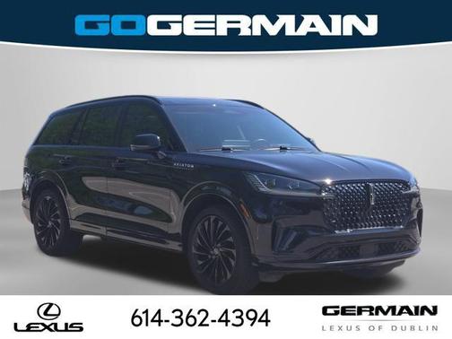 Infinite Black Metallic Clearcoat 2025 Lincoln Aviator Reserve AWD