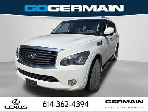 Moonlight White 2011 INFINITI QX56 Base