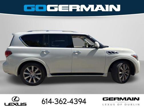 Moonlight White 2011 INFINITI QX56 Base