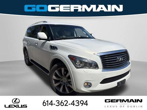 Moonlight White 2011 INFINITI QX56 Base