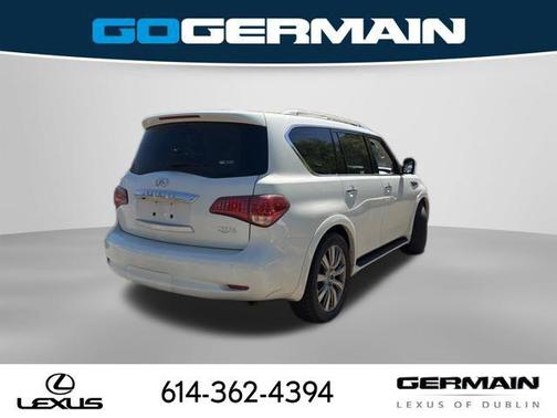 Moonlight White 2011 INFINITI QX56 Base