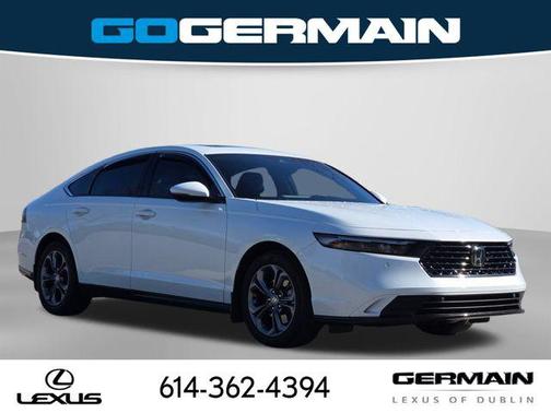 Platinum White Pearl 2024 Honda Accord Hybrid EX-L