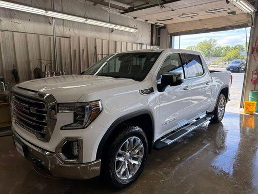 Summit White 2019 GMC Sierra 1500 SLT