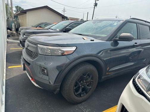 Stone Blue Metallic 2023 Ford Explorer Timberline