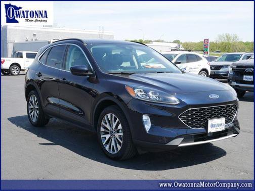 Blue Metallic 2021 Ford Escape Titanium