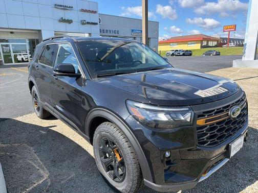 Agate Black Metallic 2026 Ford Explorer Tremor