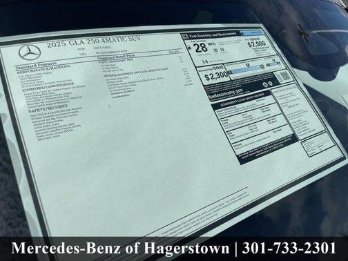 2025 Mercedes-Benz GLA 250 Base 4MATIC