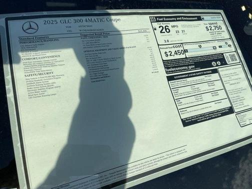 2025 Mercedes-Benz GLC 300 4MATIC Coupe