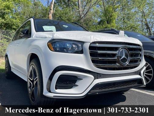 Moonlight White 2026 Mercedes-Benz GLS 450 4MATIC SUV