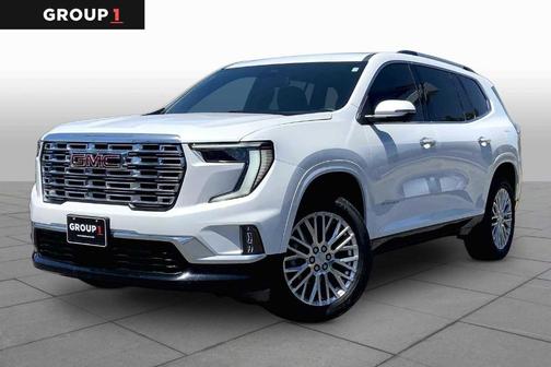 White Frost Tri-Coat 2024 GMC Acadia Denali