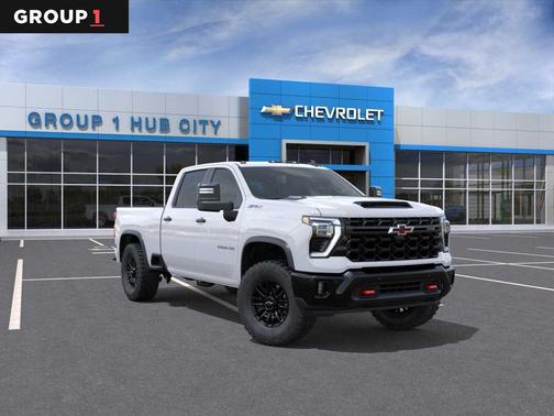 Summit White 2026 Chevrolet Silverado 2500 Crew Cab, Standard Bed, XR2, 4WD