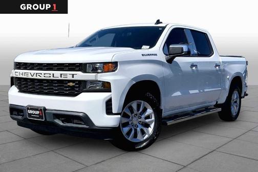 Summit White 2021 Chevrolet Silverado 1500 Custom