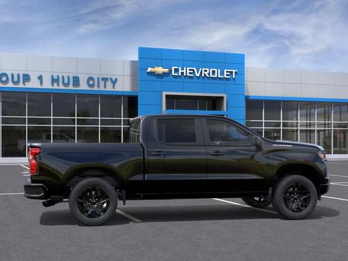 Black 2026 Chevrolet Silverado 1500 Custom