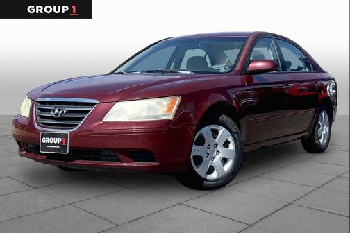 Dark Cherry Red 2010 Hyundai SONATA GLS