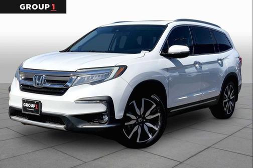 Platinum White Pearl 2021 Honda Pilot Touring 8-Passenger