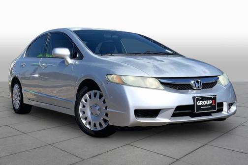 Alabaster Silver Metallic 2010 Honda Civic LX