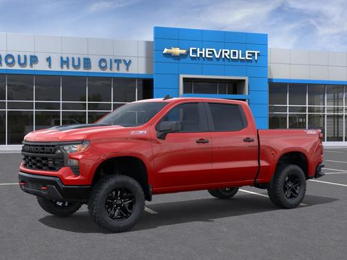 Red 2026 Chevrolet Silverado 1500 Custom Trail Boss