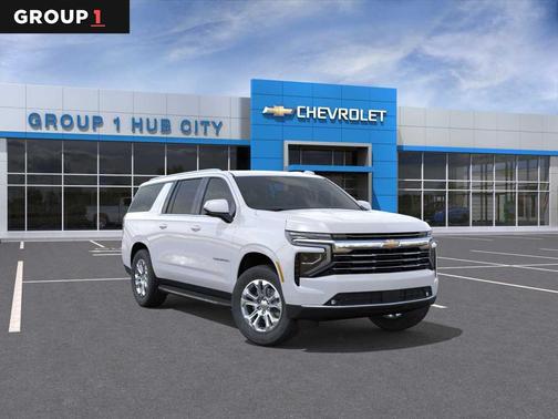 White 2026 Chevrolet Suburban LT