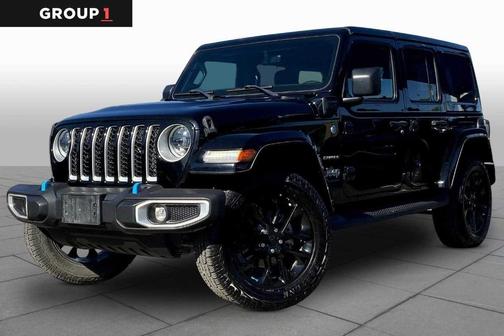 Black Clearcoat 2023 Jeep Wrangler 4xe Sahara