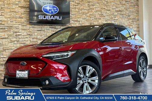 Elemental Red Pearl 2-Tone 2023 Subaru Solterra Touring