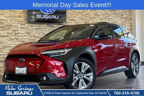 Elemental Red Pearl 2-Tone 2023 Subaru Solterra Touring