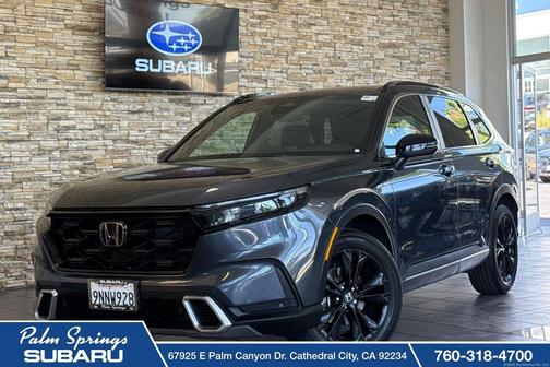 Gray 2025 Honda CR-V Hybrid Sport Touring AWD