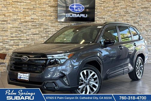 Gray Metallic 2026 Subaru Forester Hybrid Touring