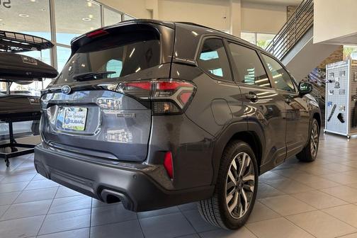 Gray Metallic 2026 Subaru Forester Hybrid Touring