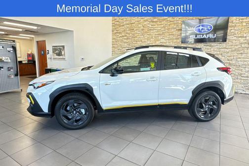 Crystal White Pearl 2025 Subaru Crosstrek Sport
