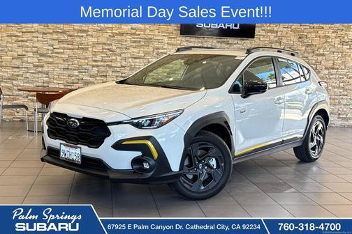 Crystal White Pearl 2025 Subaru Crosstrek Sport