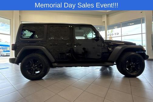 Black Clearcoat 2020 Jeep Wrangler Unlimited Sport Altitude