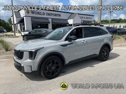 Gray 2024 Kia Sorento SX