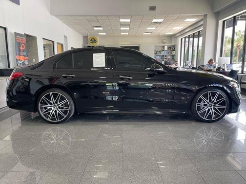 Obsidian Black 2025 Mercedes-Benz AMG C 43 Base 4MATIC