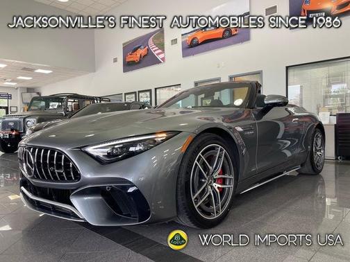 Gray 2024 Mercedes-Benz AMG SL 55 Base