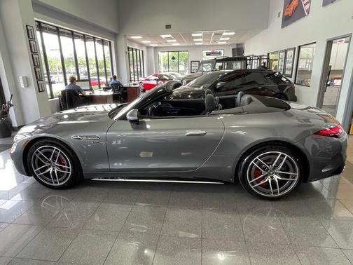 Gray 2024 Mercedes-Benz AMG SL 55 Base