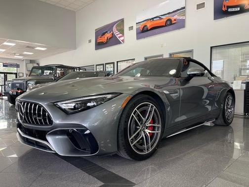 Gray 2024 Mercedes-Benz AMG SL 55 Base