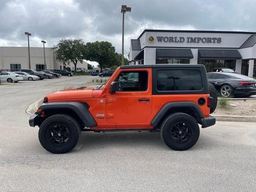 Orange 2018 Jeep Wrangler Sport