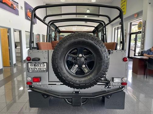 Gray 1997 Land Rover Defender 300 TDI-FRAME-OFF RESTORATION