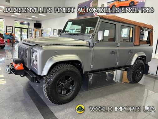 Gray 1997 Land Rover Defender 300 TDI-FRAME-OFF RESTORATION