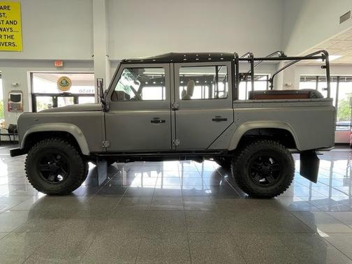 Gray 1997 Land Rover Defender 300 TDI-FRAME-OFF RESTORATION