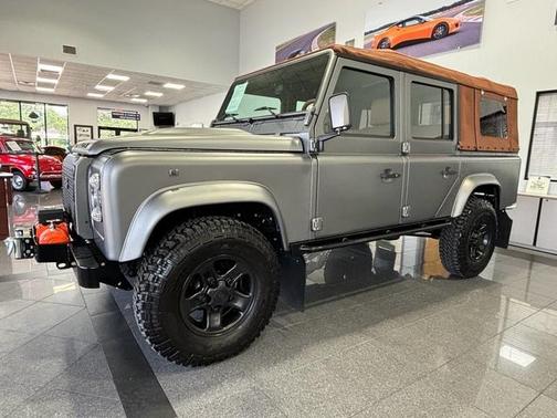 Gray 1997 Land Rover Defender 300 TDI-FRAME-OFF RESTORATION