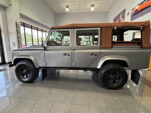 Gray 1997 Land Rover Defender 300 TDI-FRAME-OFF RESTORATION