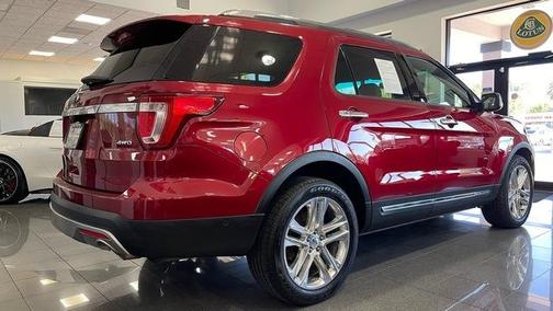 Red 2017 Ford Explorer Limited